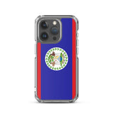 Coque iphone drapeau belize souple résistante antichoc
