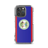 Coque iphone drapeau belize souple résistante antichoc