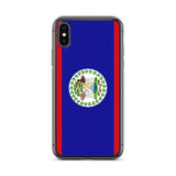 Coque iphone drapeau belize souple résistante antichoc