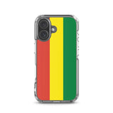 Coque iphone drapeau bolivie souple et antichoc transparente