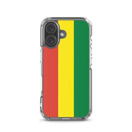 Coque iphone drapeau bolivie souple et antichoc transparente