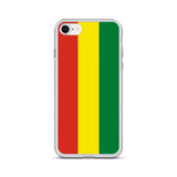 Coque iphone drapeau bolivie souple et antichoc transparente