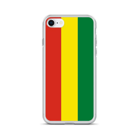 Coque iphone drapeau bolivie souple et antichoc transparente