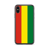 Coque iphone drapeau bolivie souple et antichoc transparente