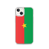 Coque iphone drapeau burkina faso souple antichoc