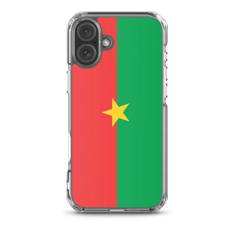 Coque iphone drapeau burkina faso souple antichoc