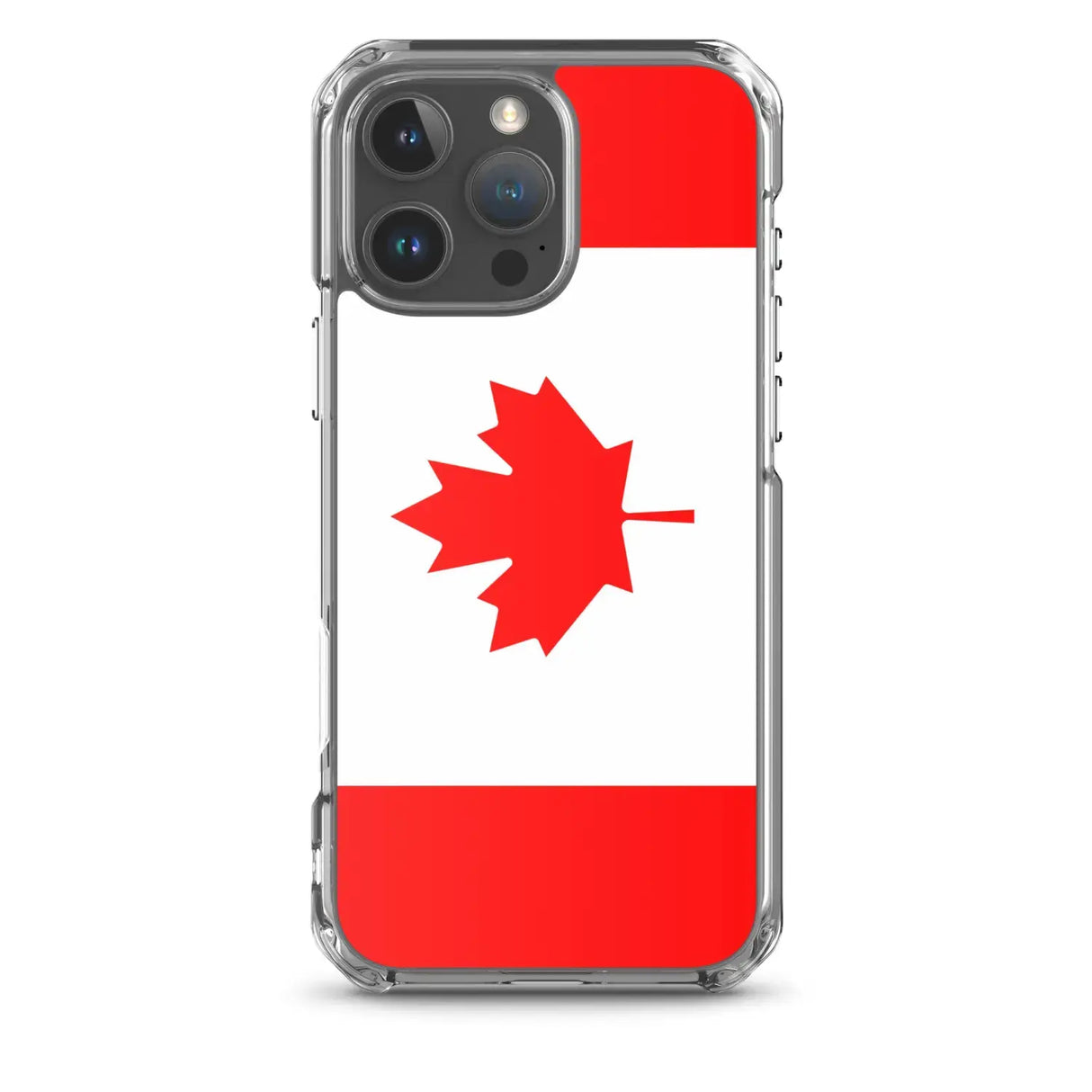 Coque iphone drapeau canada souple antichoc transparente