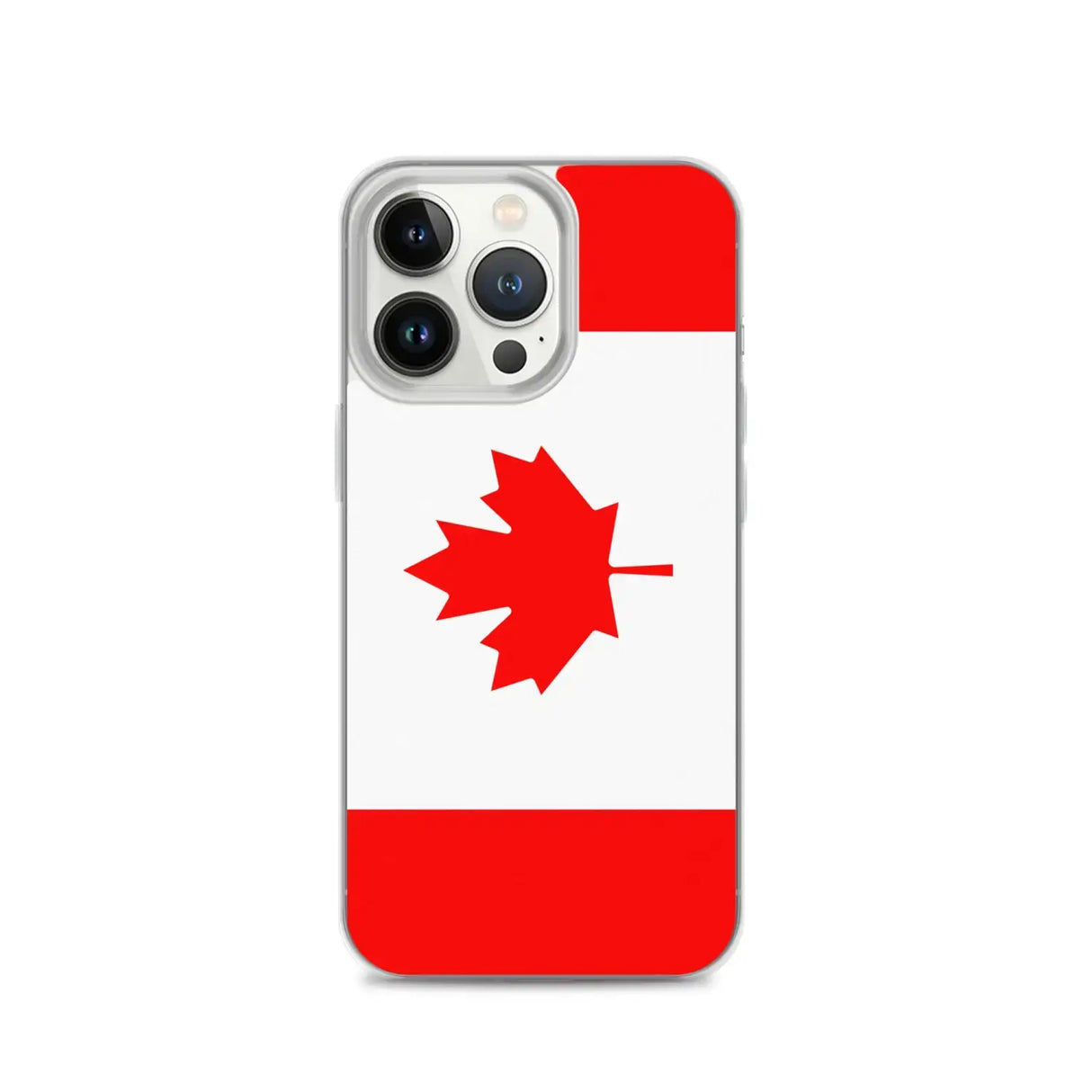 Coque iphone drapeau canada souple antichoc transparente
