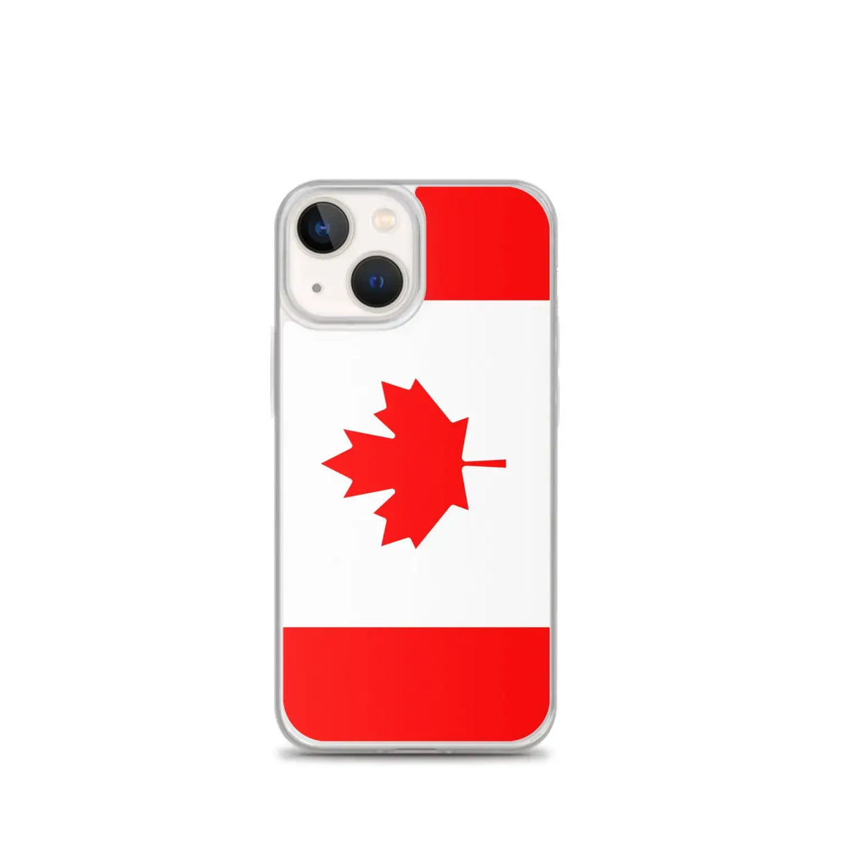 Coque iphone drapeau canada souple antichoc transparente