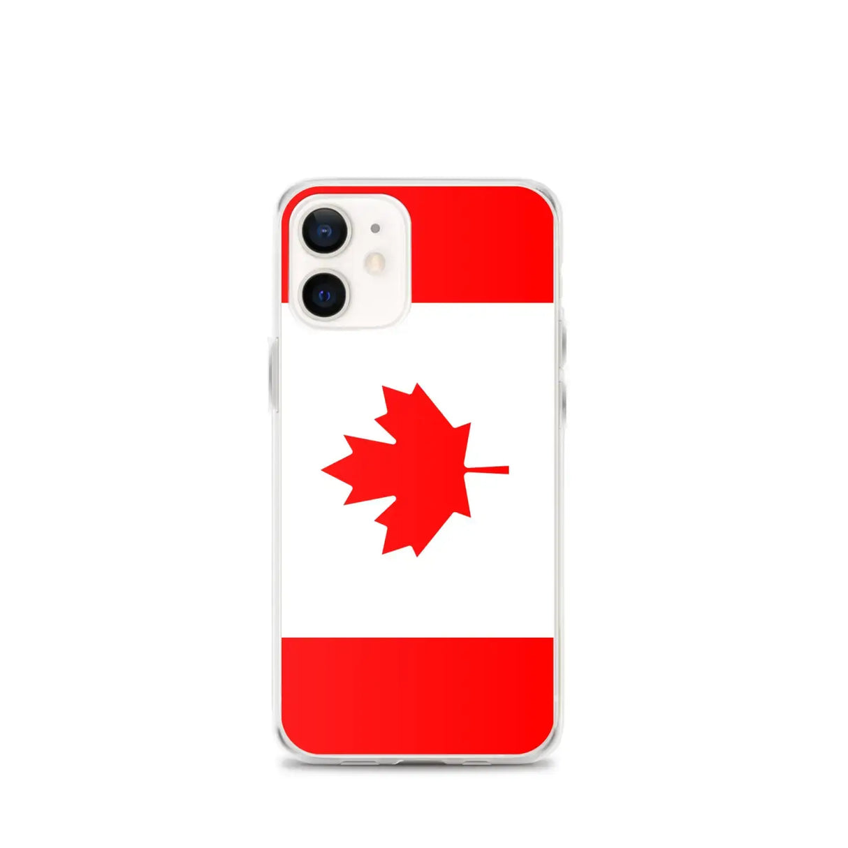 Coque iphone drapeau canada souple antichoc transparente