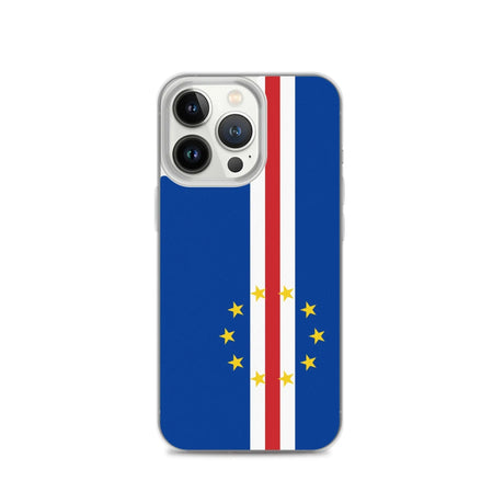 Coque iphone drapeau cap-vert souple antichoc transparente