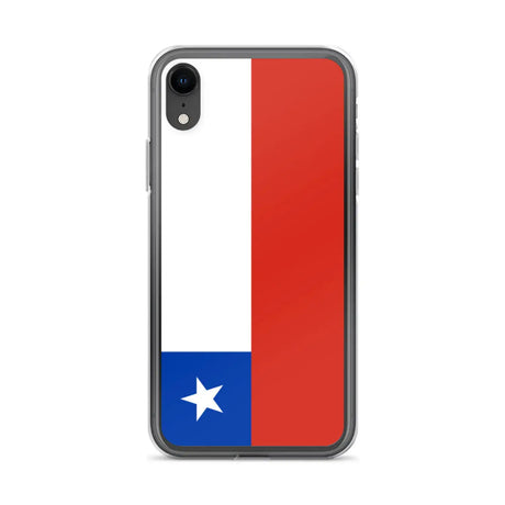 Coque iphone drapeau chili souple résistante antichoc