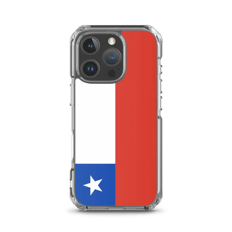 Coque iphone drapeau chili souple résistante antichoc
