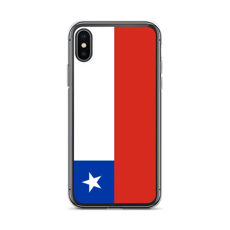 Coque iphone drapeau chili souple résistante antichoc