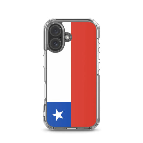 Coque iphone drapeau chili souple résistante antichoc