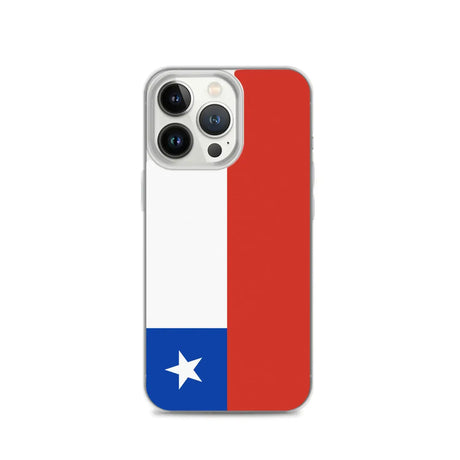 Coque iphone drapeau chili souple résistante antichoc