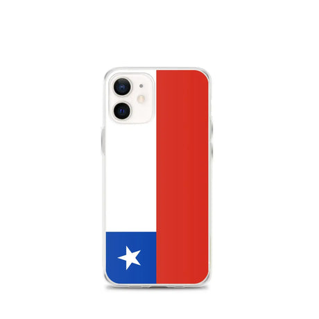 Coque iphone drapeau chili souple résistante antichoc