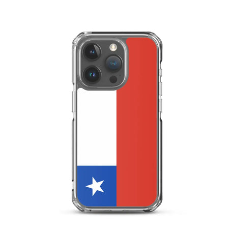 Coque iphone drapeau chili souple résistante antichoc