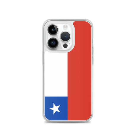 Coque iphone drapeau chili souple résistante antichoc
