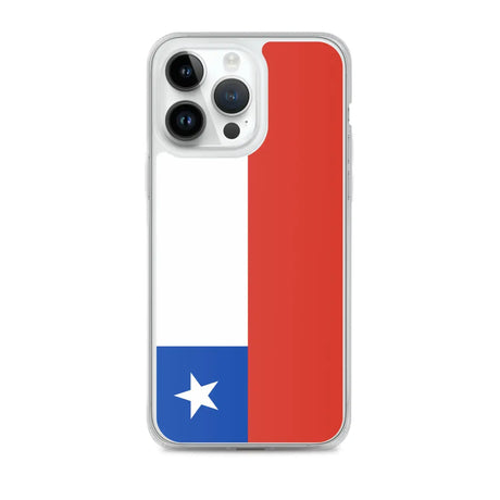 Coque iphone drapeau chili souple résistante antichoc