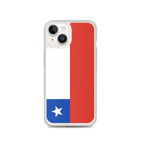 Coque iphone drapeau chili souple résistante antichoc