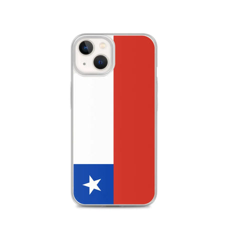 Coque iphone drapeau chili souple résistante antichoc