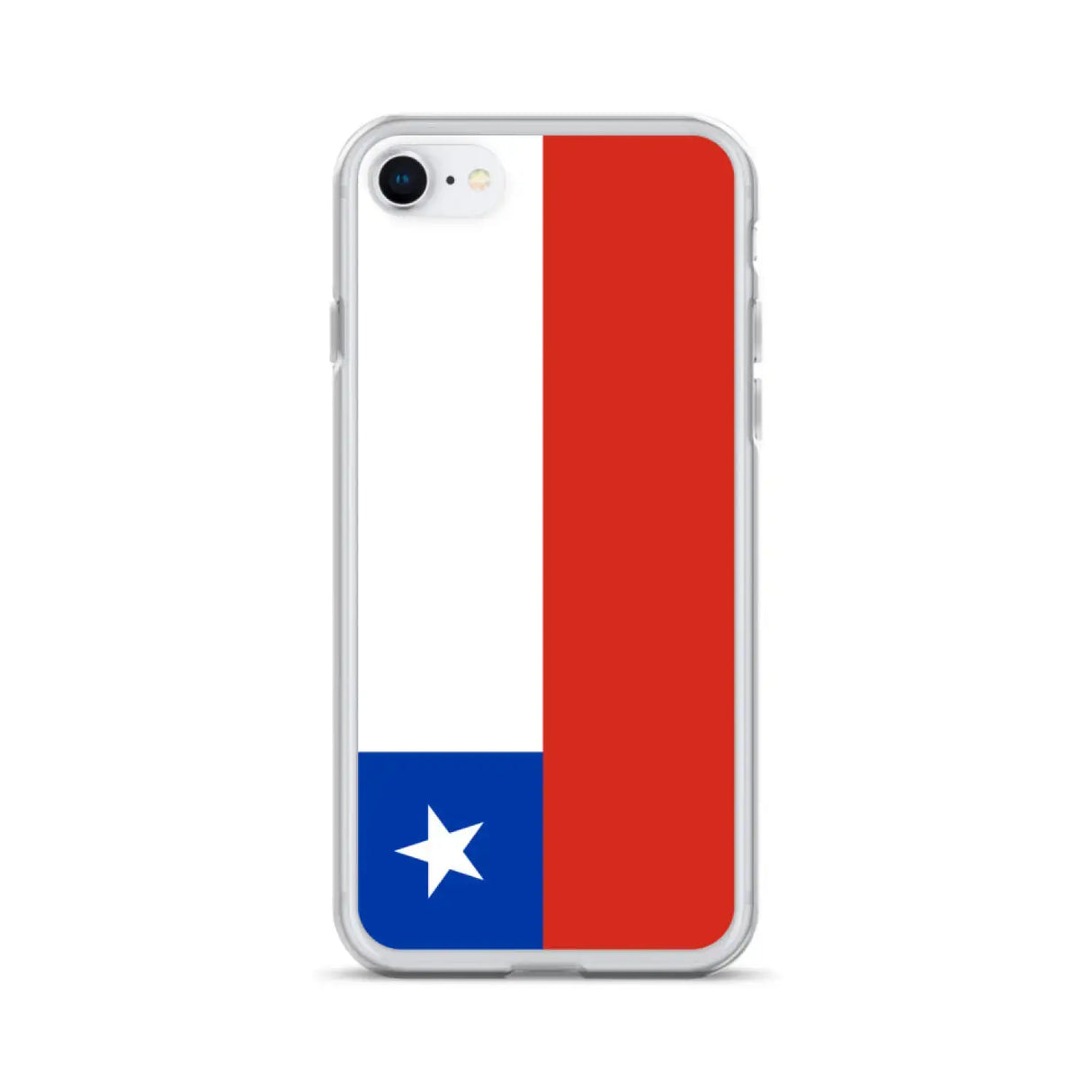 Coque iphone drapeau chili souple résistante antichoc