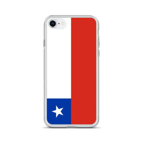 Coque iphone drapeau chili souple résistante antichoc