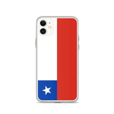 Coque iphone drapeau chili souple résistante antichoc