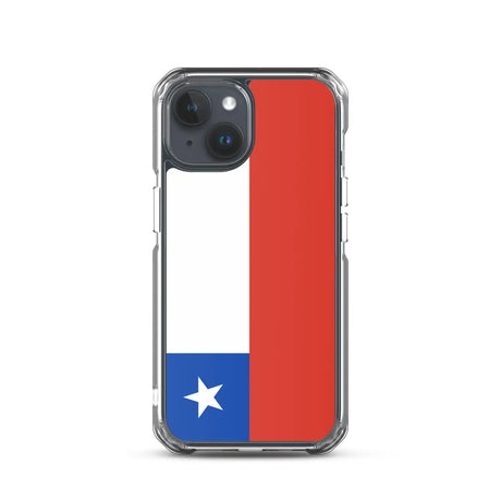 Coque iphone drapeau chili souple résistante antichoc