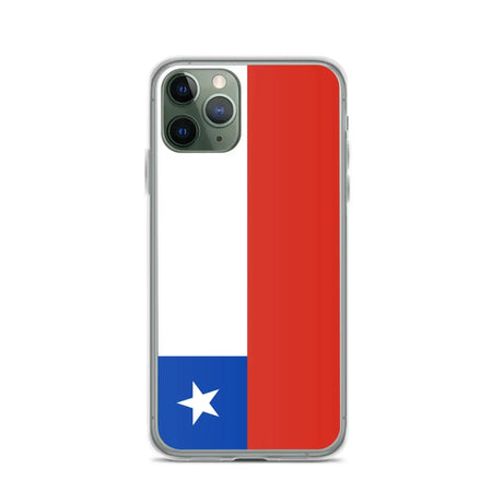 Coque iphone drapeau chili souple résistante antichoc