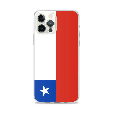 Coque iphone drapeau chili souple résistante antichoc