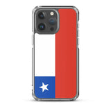 Coque iphone drapeau chili souple résistante antichoc