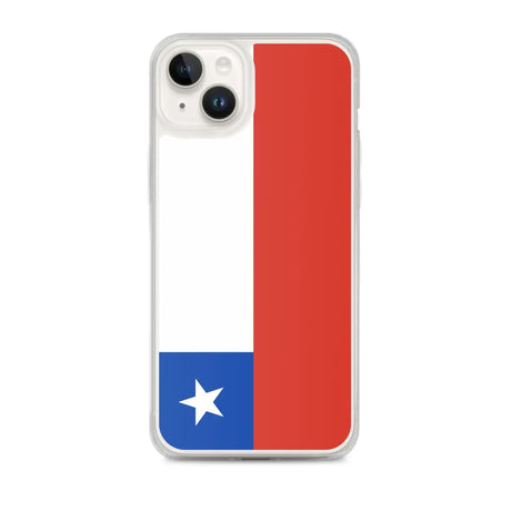 Coque iphone drapeau chili souple résistante antichoc