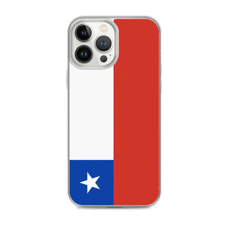 Coque iphone drapeau chili souple résistante antichoc