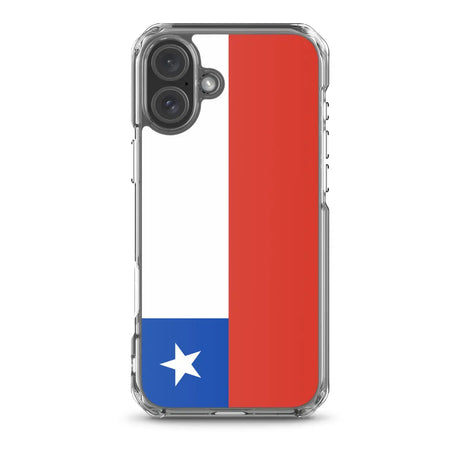 Coque iphone drapeau chili souple résistante antichoc