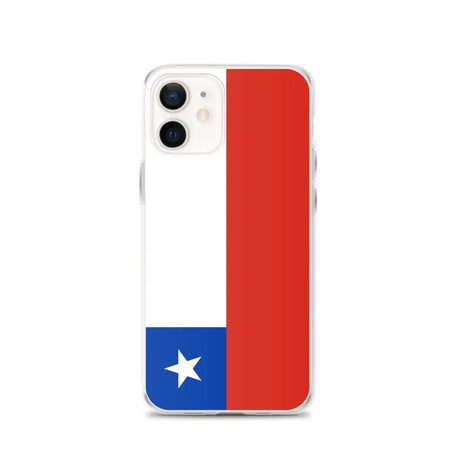 Coque iphone drapeau chili souple résistante antichoc