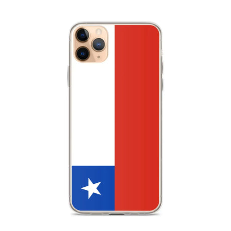 Coque iphone drapeau chili souple résistante antichoc