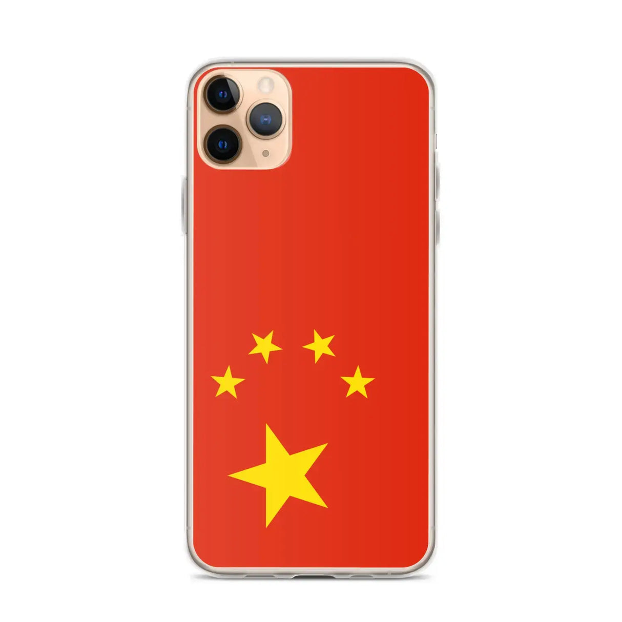 Coque iphone drapeau chine souple transparente antichoc