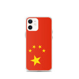 Coque iphone drapeau chine souple transparente antichoc