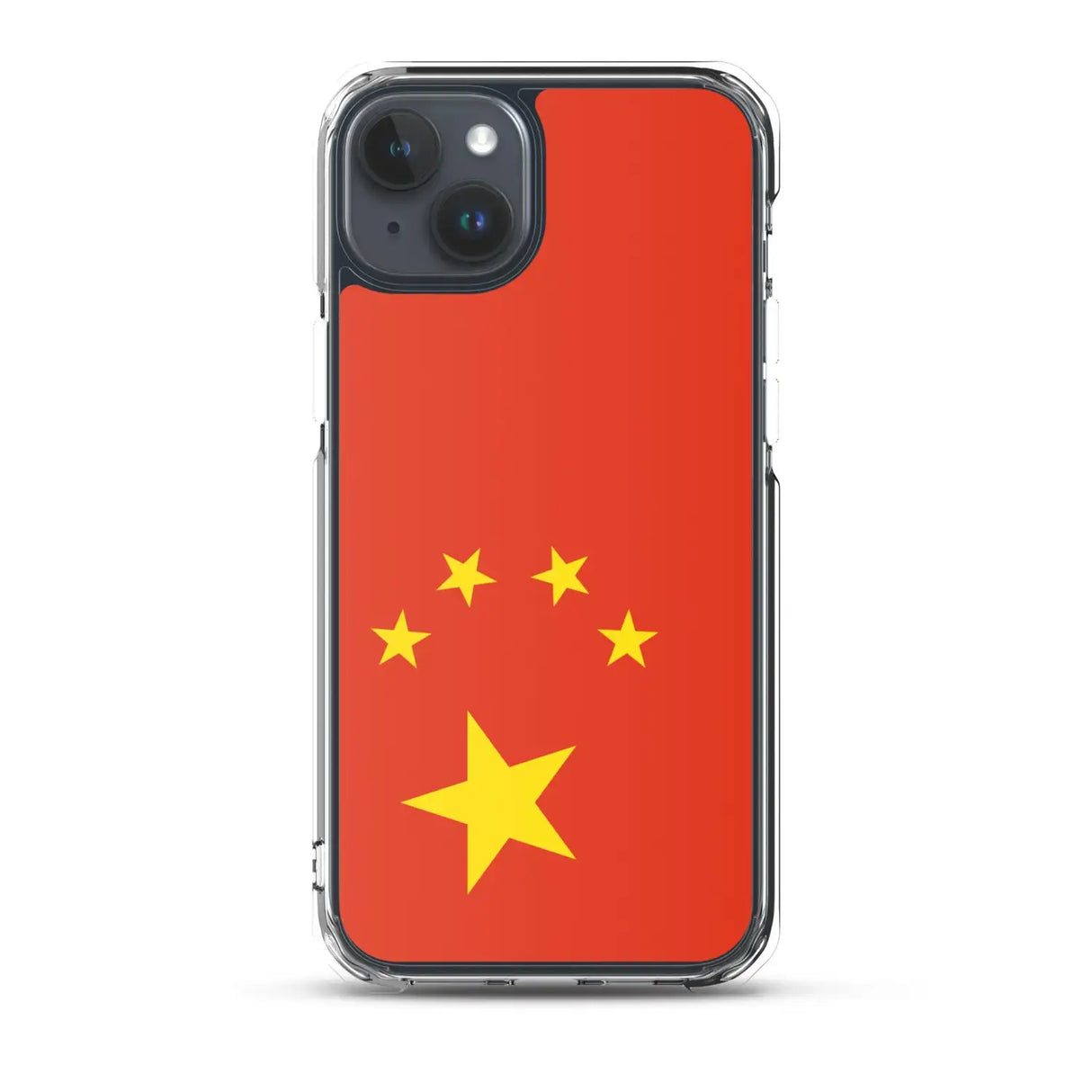 Coque iphone drapeau chine souple transparente antichoc