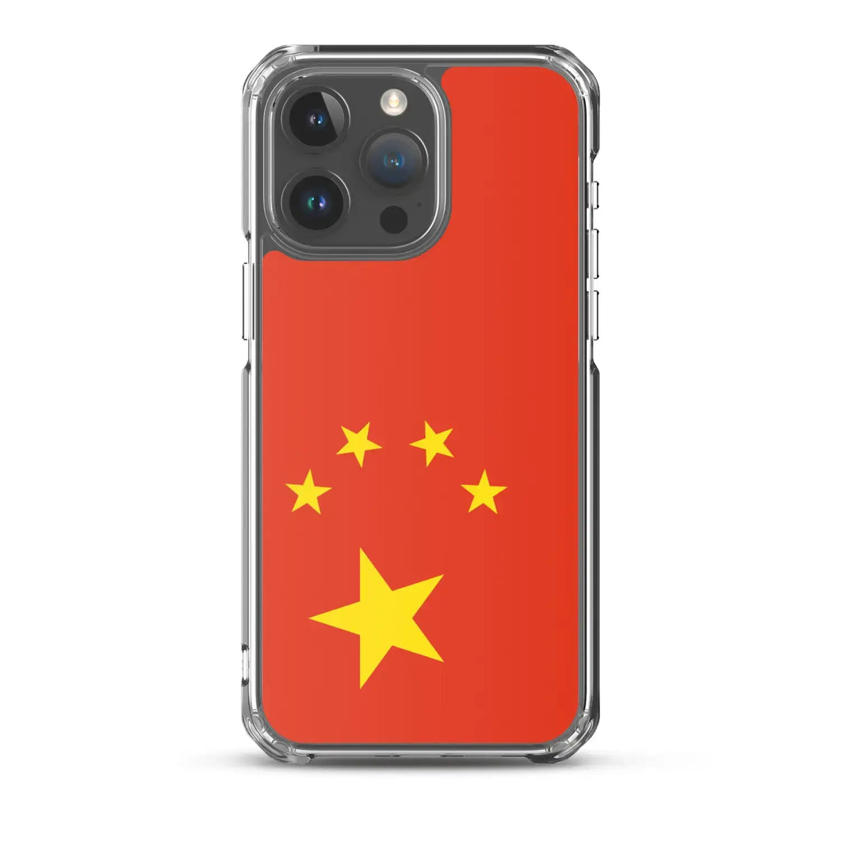 Coque iphone drapeau chine souple transparente antichoc