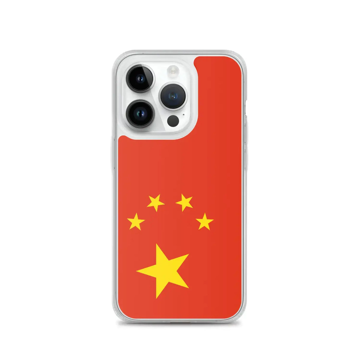 Coque iphone drapeau chine souple transparente antichoc