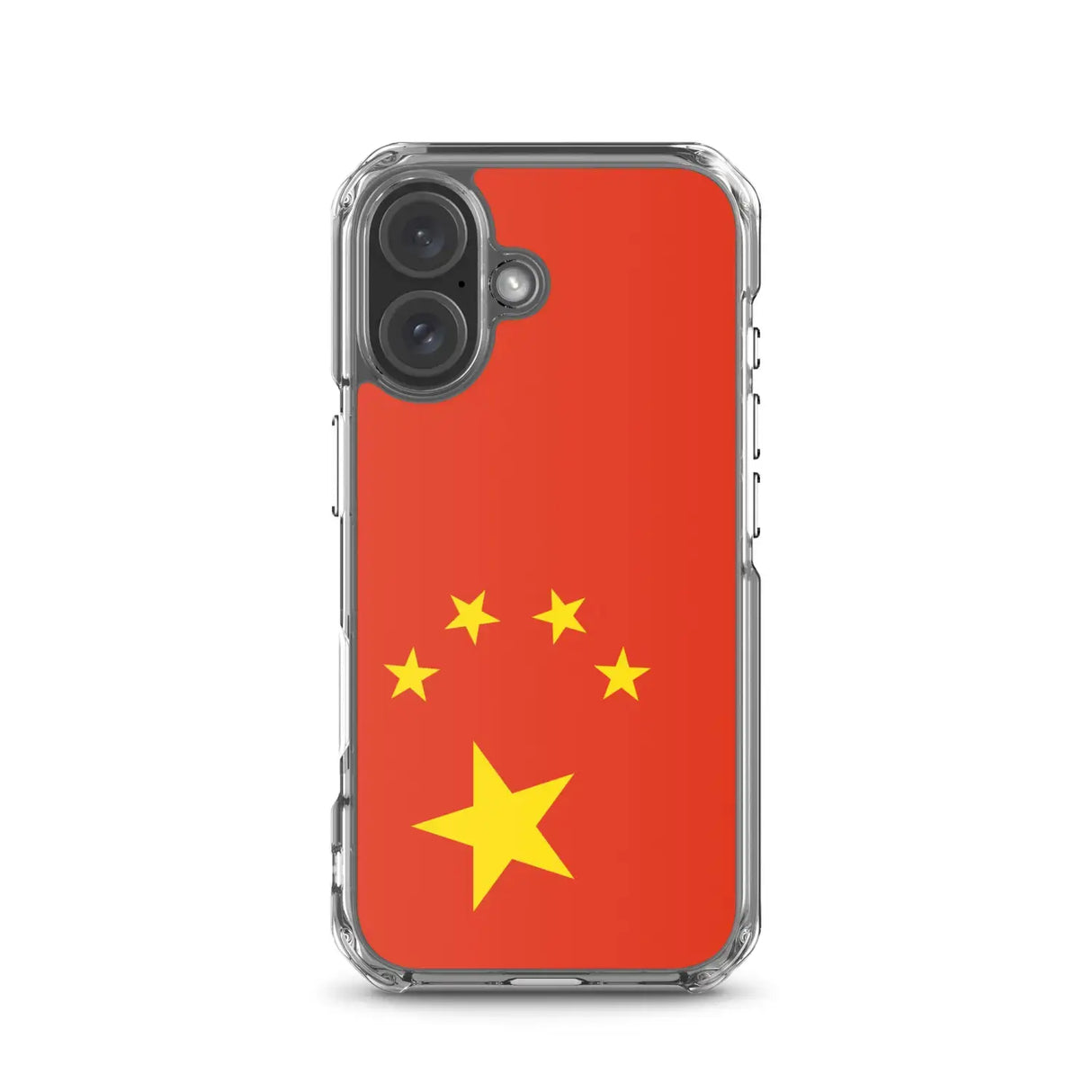 Coque iphone drapeau chine souple transparente antichoc