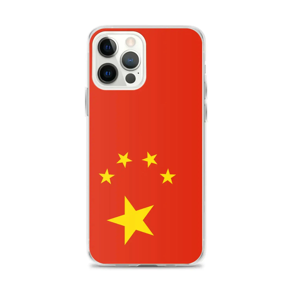 Coque iphone drapeau chine souple transparente antichoc