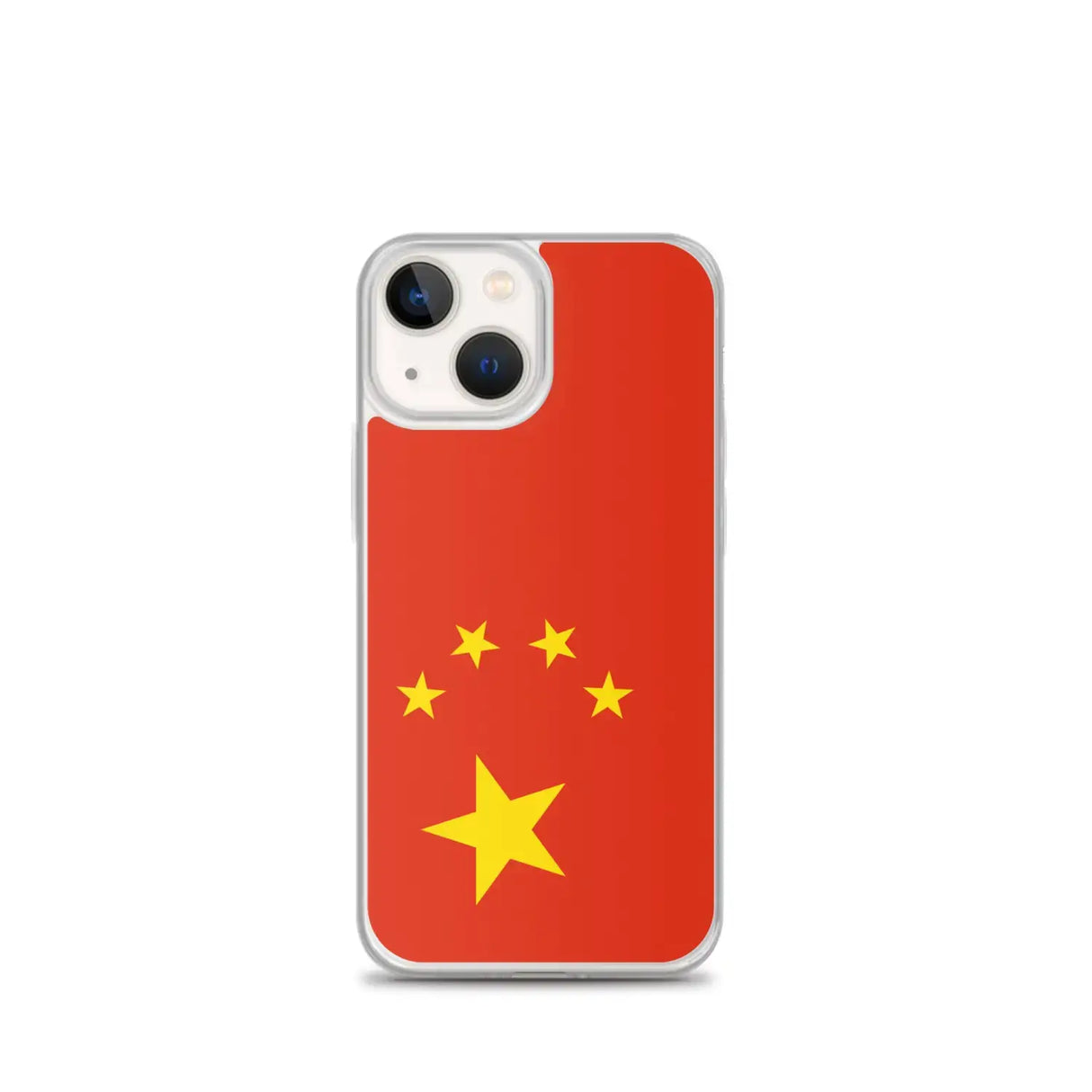 Coque iphone drapeau chine souple transparente antichoc