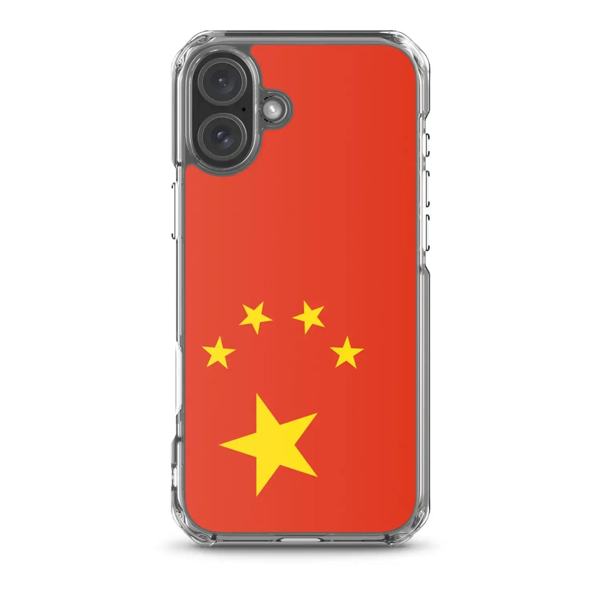 Coque iphone drapeau chine souple transparente antichoc