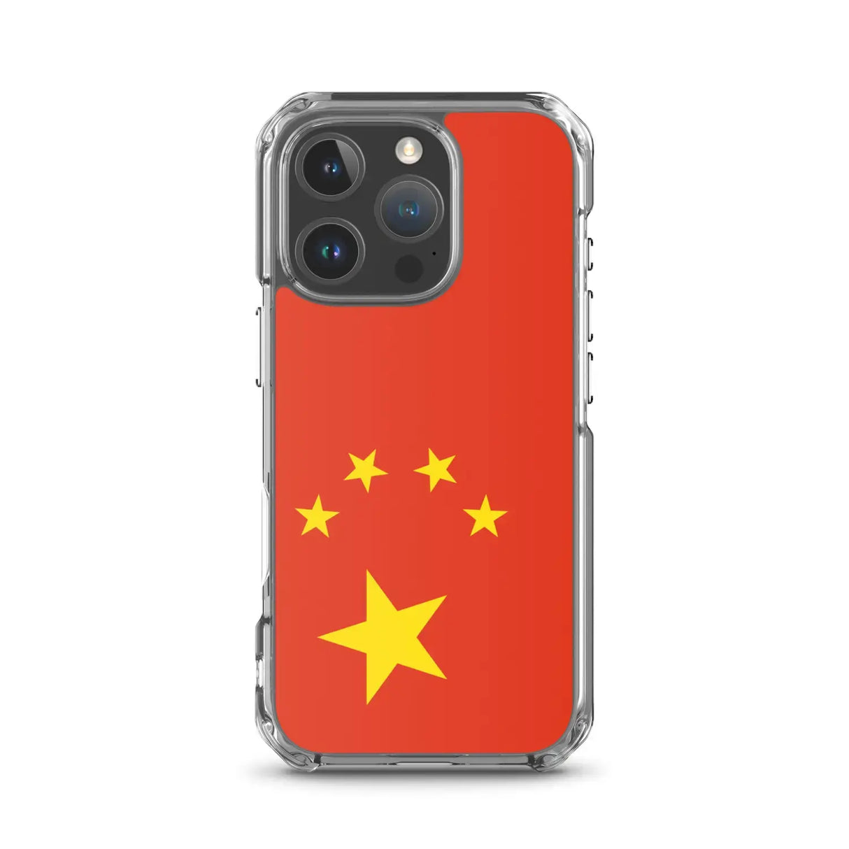 Coque iphone drapeau chine souple transparente antichoc