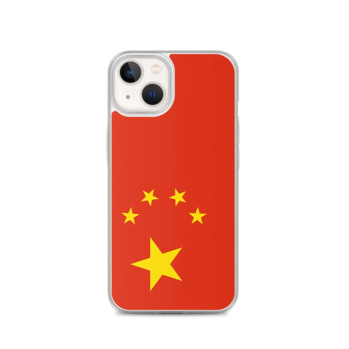 Coque iphone drapeau chine souple transparente antichoc