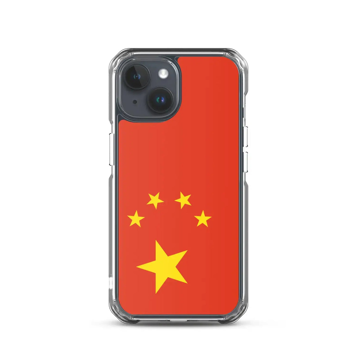 Coque iphone drapeau chine souple transparente antichoc